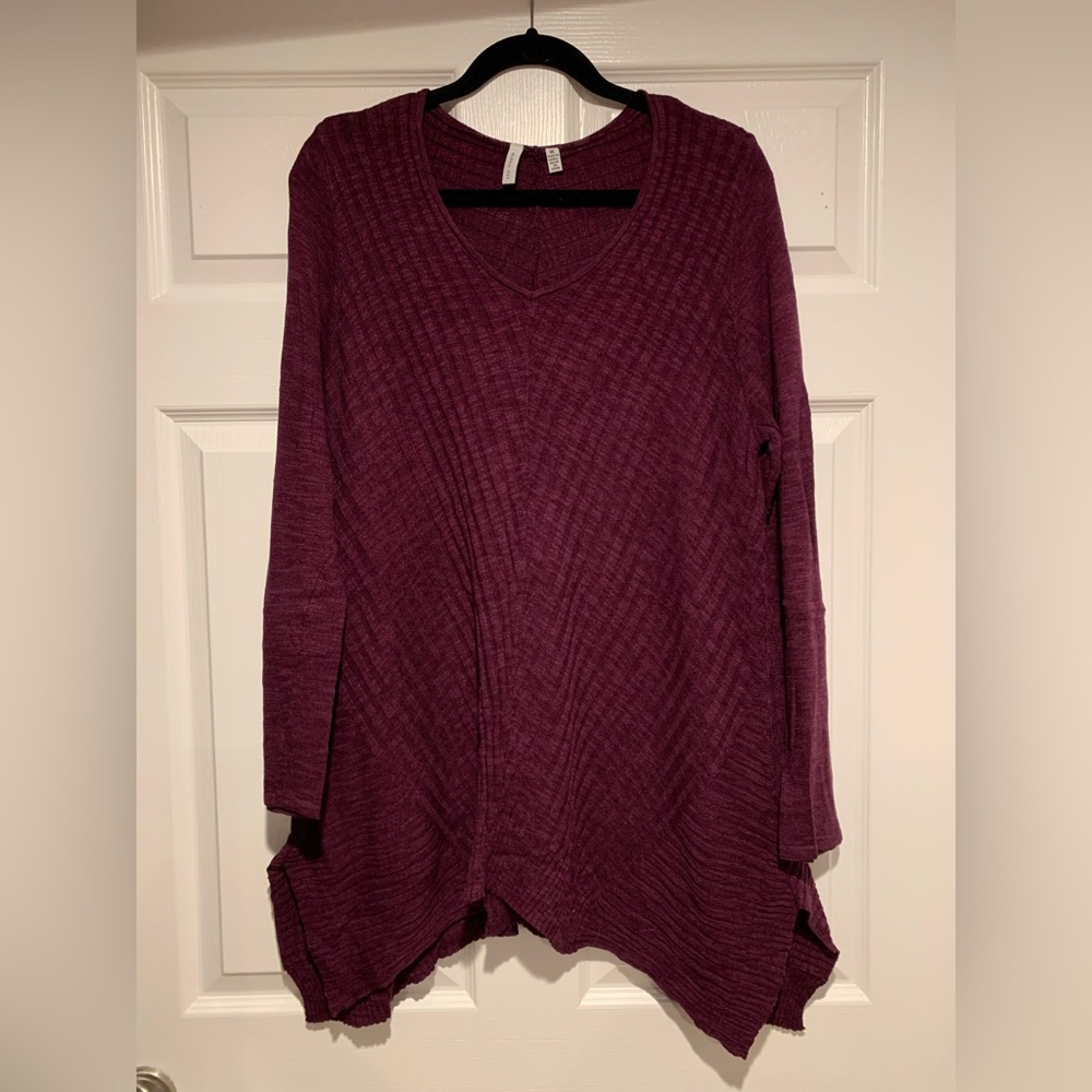 EUC Beatrix OST Ribbed Asymmetrical Sweater